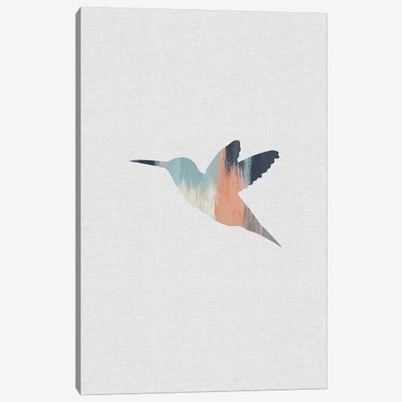 Pastel Hummingbird Canvas Print #ORA183} by Orara Studio Canvas Wall Art