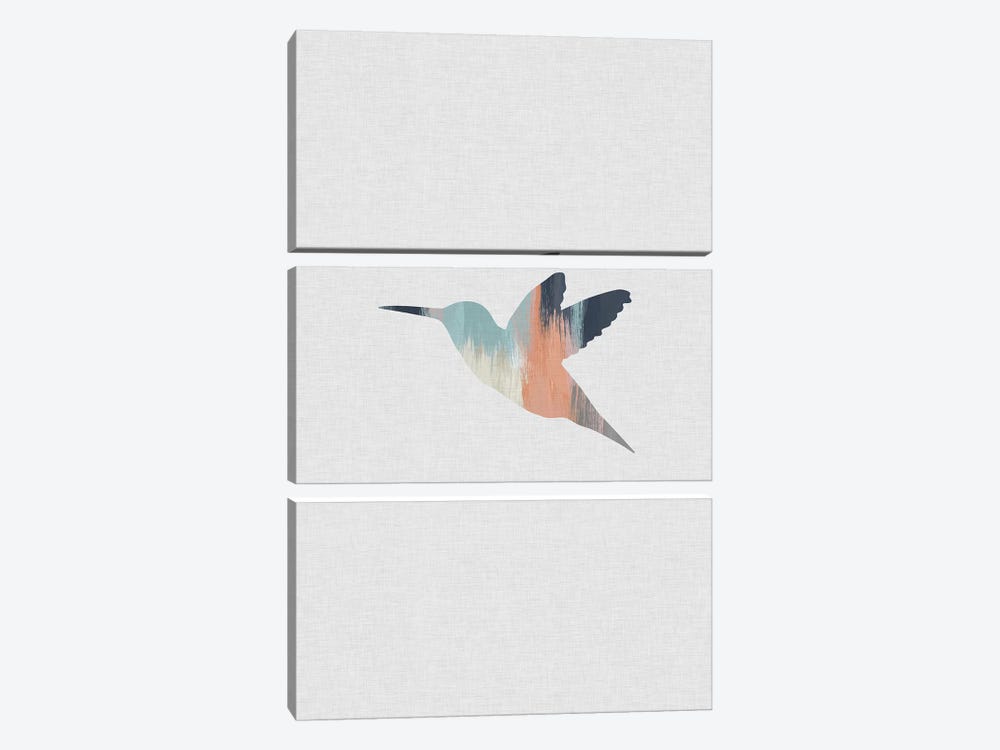 Pastel Hummingbird by Orara Studio 3-piece Canvas Artwork