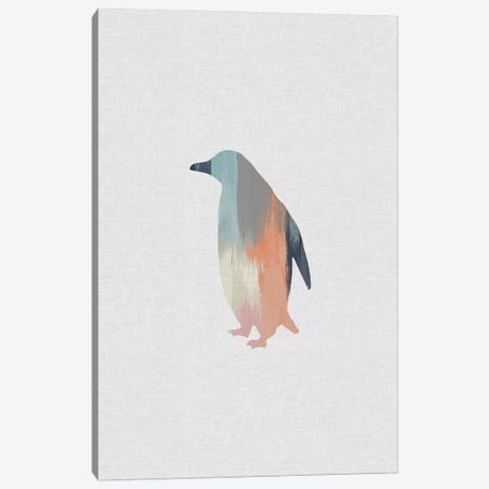 Pastel Penguin Canvas Print #ORA184} by Orara Studio Canvas Art Print