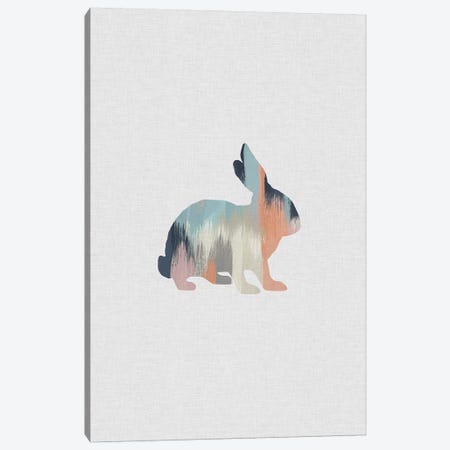 Pastel Rabbit Canvas Print #ORA185} by Orara Studio Canvas Print