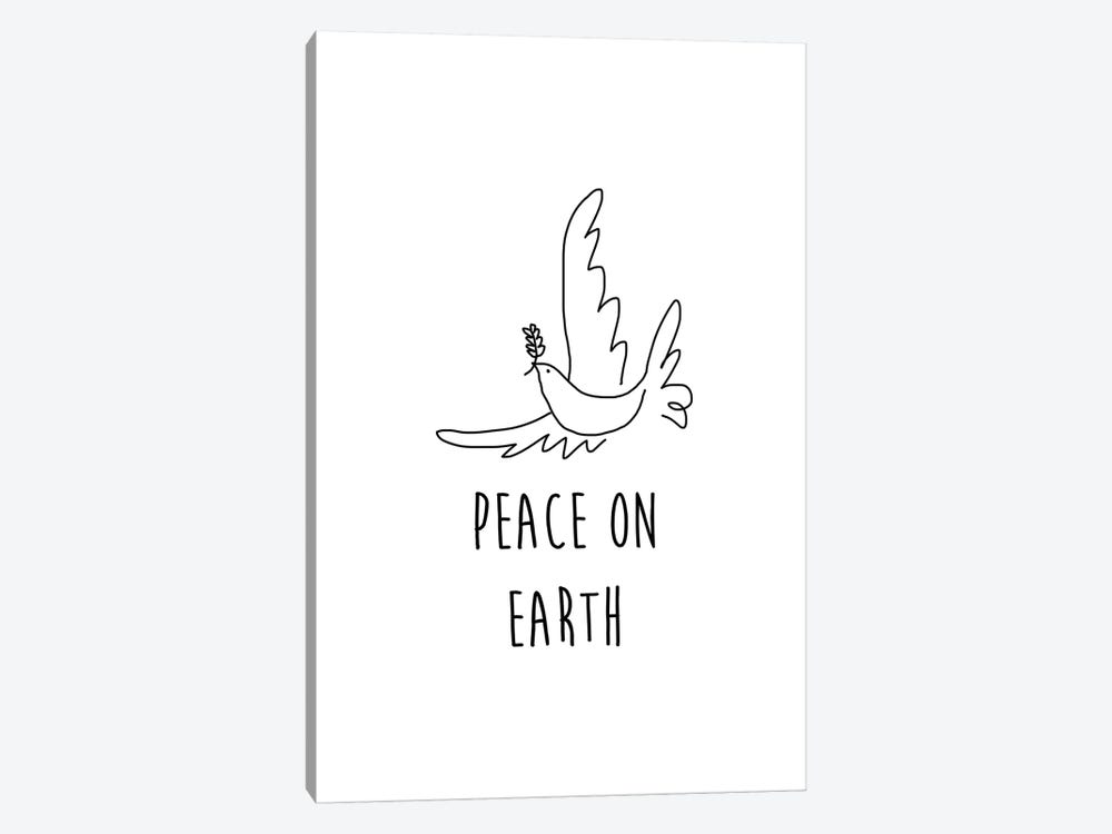 Peace On Earth B&W by Orara Studio 1-piece Art Print