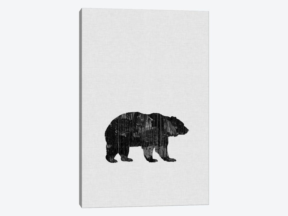 Bear B&W by Orara Studio 1-piece Canvas Art