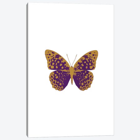 Purple Butterfly Canvas Print #ORA194} by Orara Studio Canvas Artwork