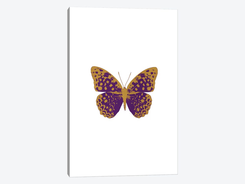 Purple Butterfly by Orara Studio 1-piece Canvas Wall Art