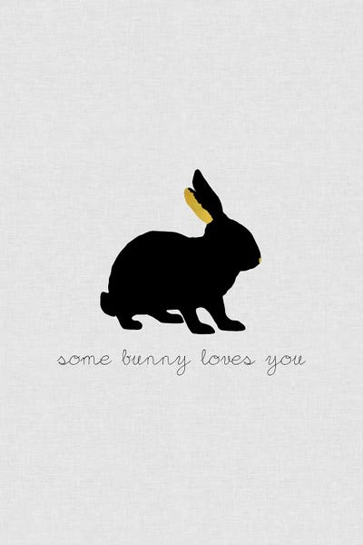 Some Bunny Loves You by Orara Studio framed canvas print