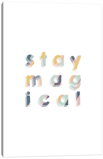 Stay Magical Canvas Art Print - Witch Art