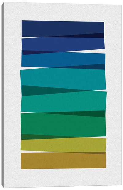 Stripes I Canvas Art Print - Linear Abstract Art