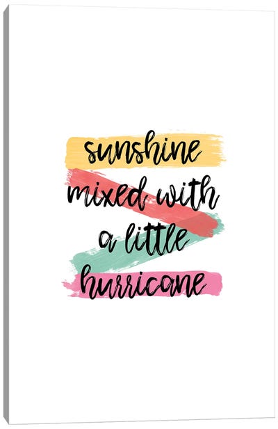Sunshine Canvas Art Print - Minimalist Quotes
