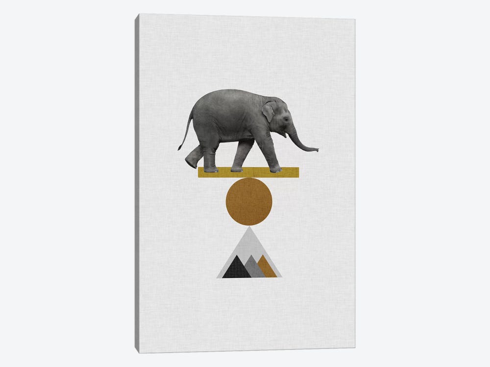 Tribal Elephant by Orara Studio 1-piece Art Print
