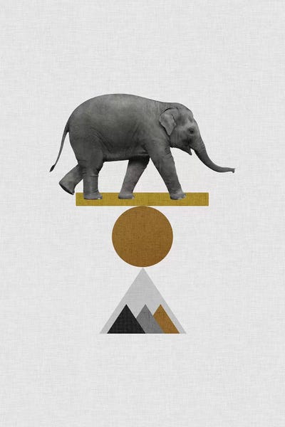 Minimalist Décor: Tribal Elephant by Orara Studio