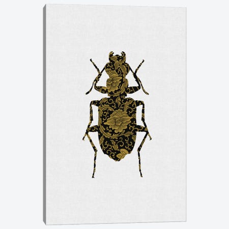 Black & Gold Beetle II Canvas Print #ORA21} by Orara Studio Canvas Art Print