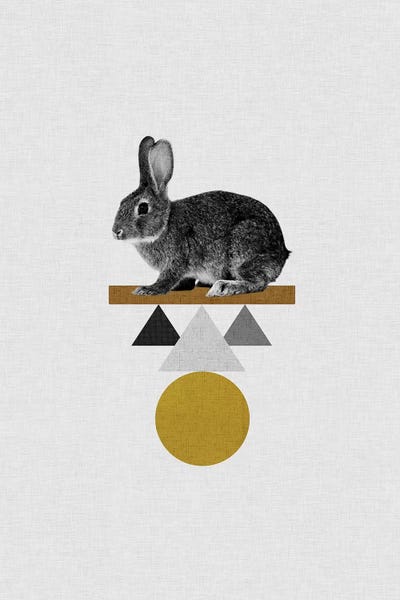 Rabbits: Tribal Rabbit by Orara Studio
