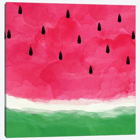 Watermelon Abstract Canvas Print #ORA226} by Orara Studio Canvas Art