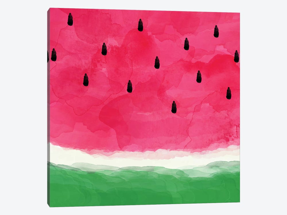 Watermelon Abstract by Orara Studio 1-piece Canvas Art Print
