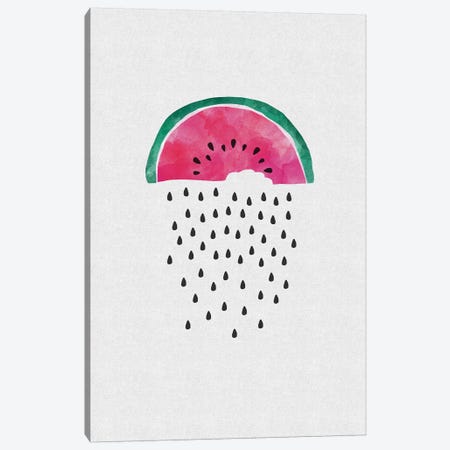 Watermelon Rain Canvas Print #ORA228} by Orara Studio Canvas Print