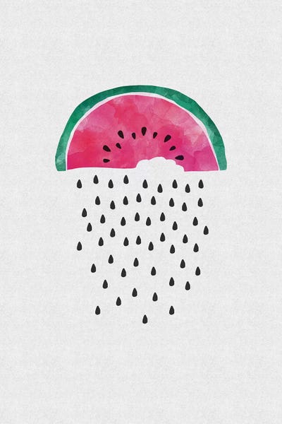 Minimalist Décor: Watermelon Rain by Orara Studio
