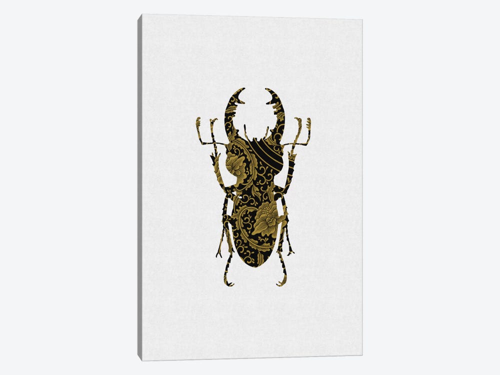 Black & Gold Beetle III by Orara Studio 1-piece Art Print