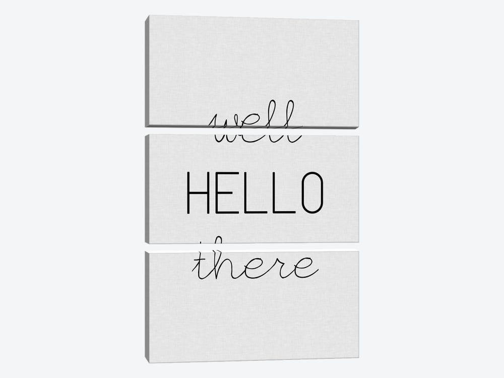 Well Hello There by Orara Studio 3-piece Canvas Print