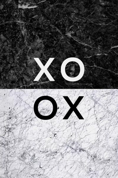 Kids Inspirational Art: XO B&W by Orara Studio