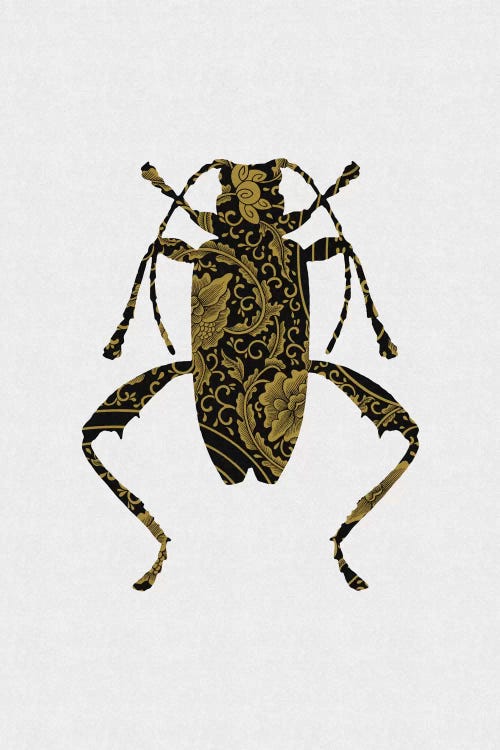 Black & Gold Beetle IV by Orara Studio wall art
