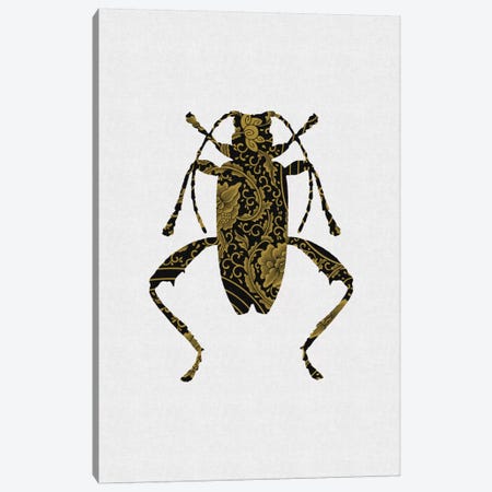 Black & Gold Beetle IV Canvas Print #ORA23} by Orara Studio Canvas Print