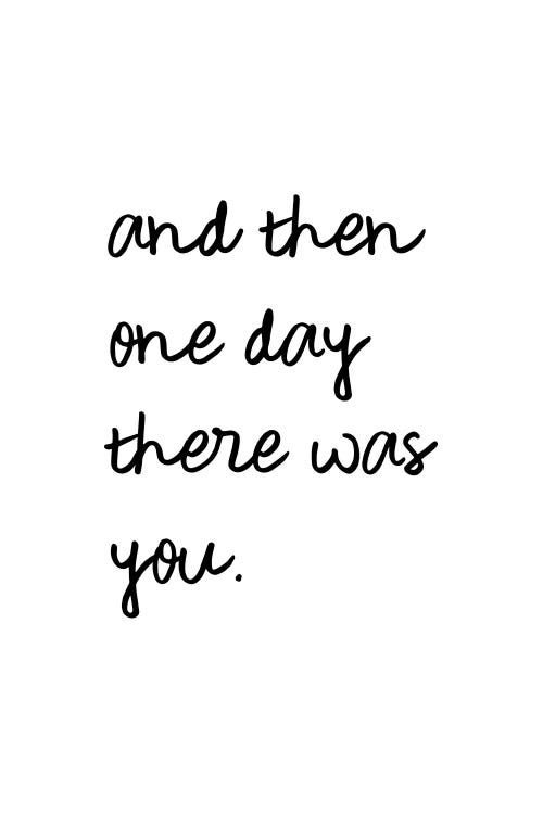 And One Day There Was You Canvas Print by Orara Studio | iCanvas