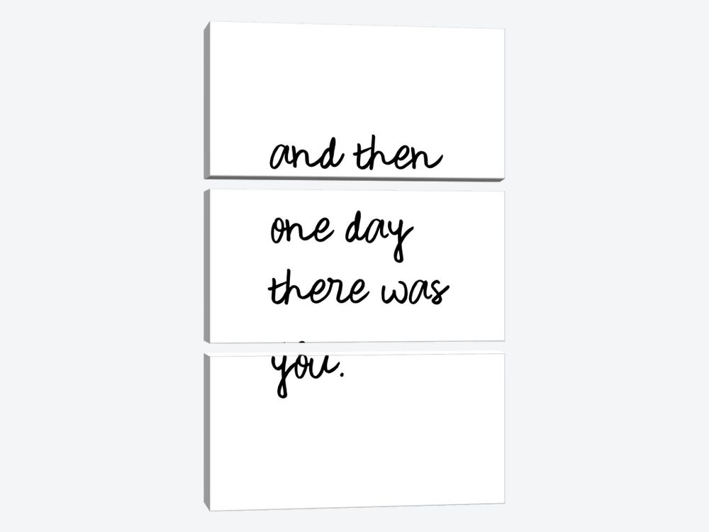 And One Day There Was You by Orara Studio 3-piece Canvas Print