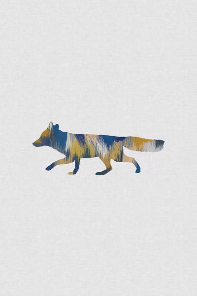 Orara Studio: Fox Blue & Yellow by Orara Studio