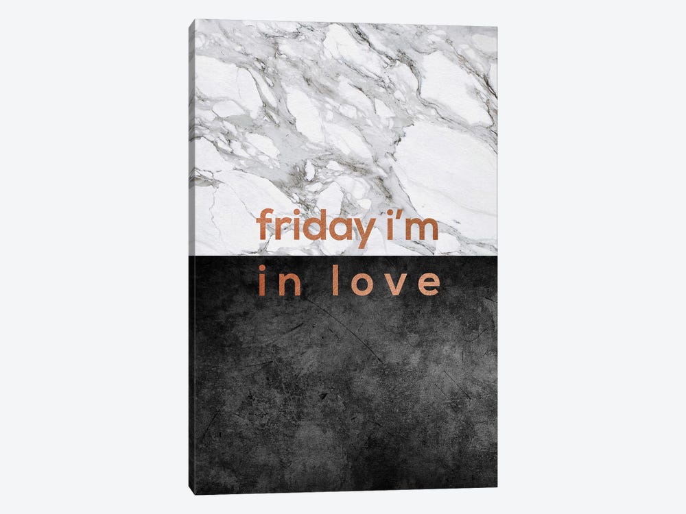 Friday I'm in Love Copper by Orara Studio 1-piece Art Print
