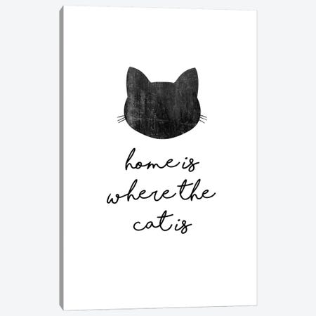 Home Is Where The Cat Is Canvas Print #ORA261} by Orara Studio Canvas Print