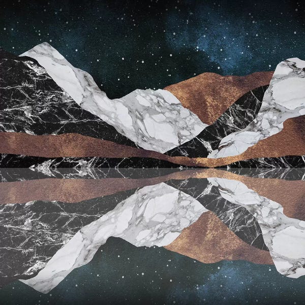 Night Sky: Landscape Mountains by Orara Studio