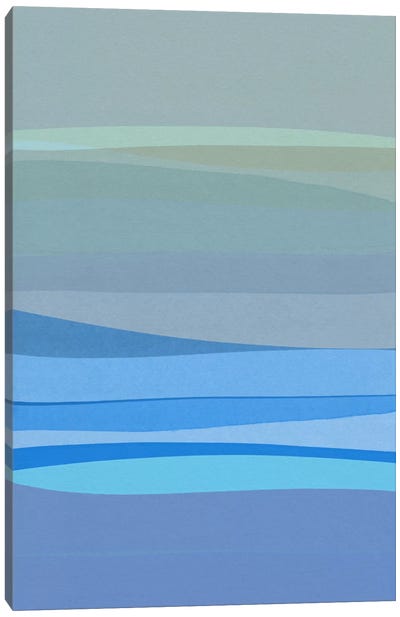 Blue Abstract I Canvas Art Print - Art for Mom