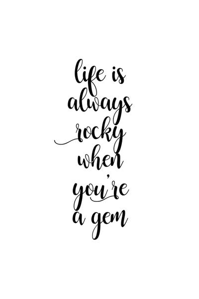 Women's Empowerment: Life Is Rocky by Orara Studio