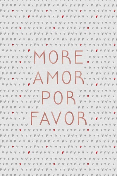 More Amor Rose Gold by Orara Studio canvas print