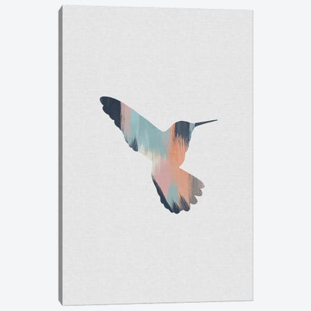 Pastel Hummingbird II Canvas Print #ORA287} by Orara Studio Canvas Artwork