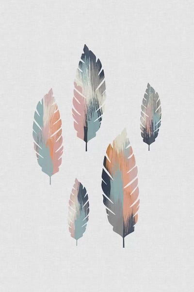 Orara Studio: Pastel Leaves by Orara Studio