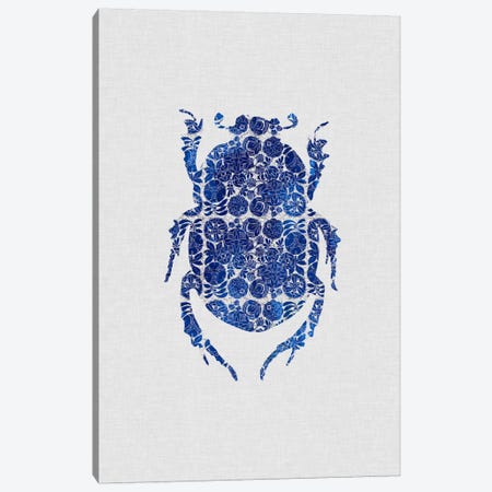Blue Beetle I Canvas Print #ORA28} by Orara Studio Canvas Art Print