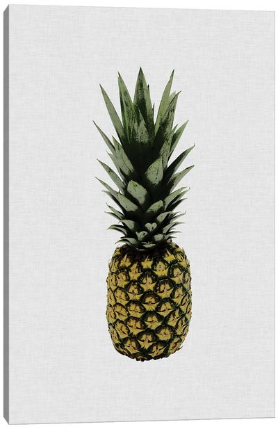 Pineapple I Canvas Art Print - Pineapple Art