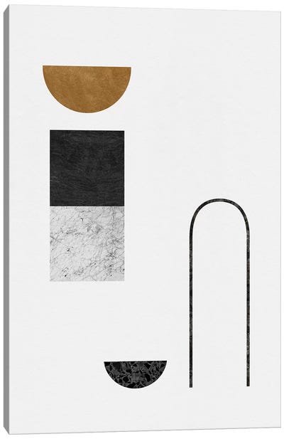 Abstract Geometric IV Canvas Art Print - Modern Minimalist