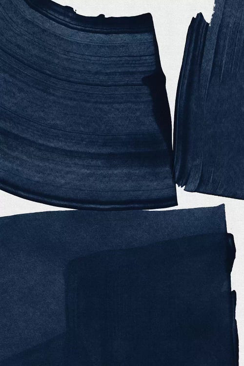 Minimalist Painting Blue I by Orara Studio canvas print