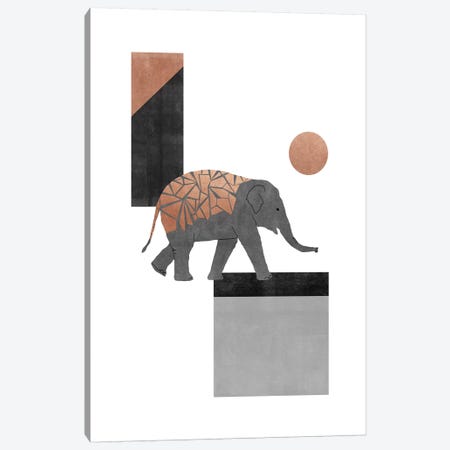 Elephant Mosaic I Canvas Print #ORA312} by Orara Studio Art Print