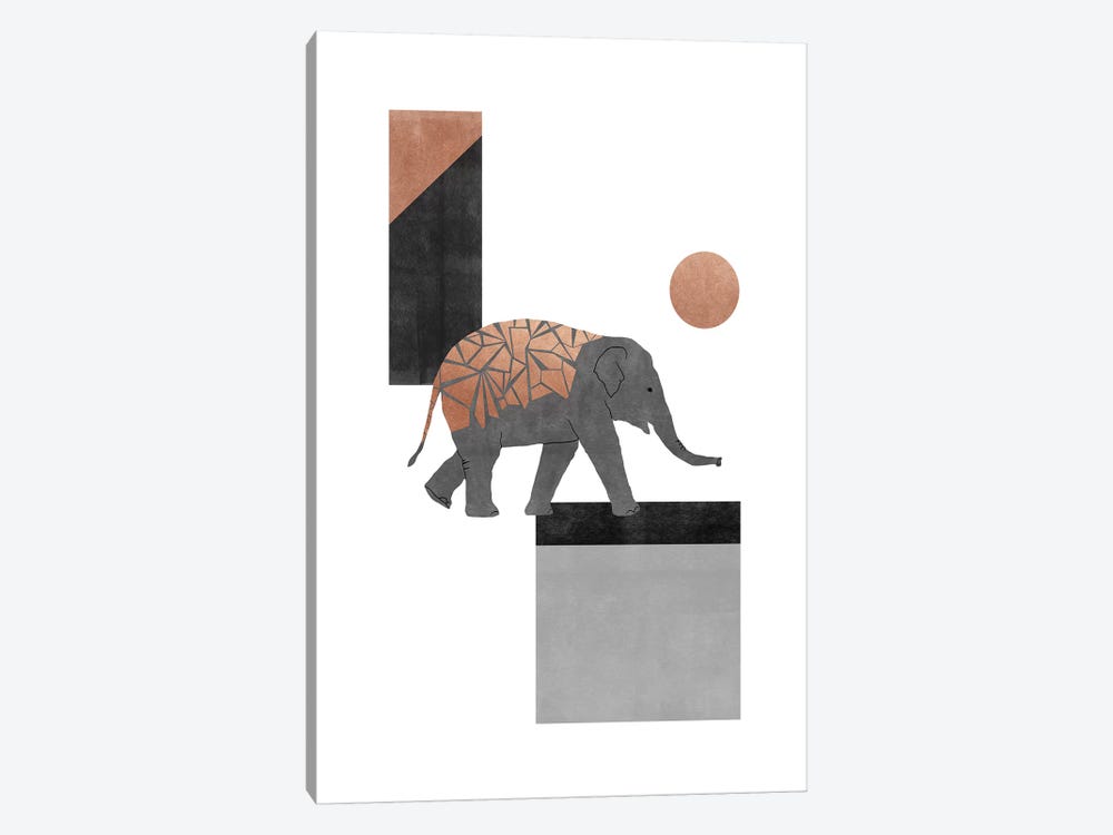 Elephant Mosaic I by Orara Studio 1-piece Canvas Art Print