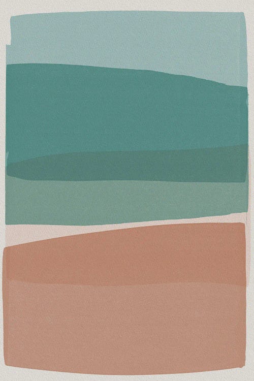 Modern Turquoise And Pink by Orara Studio wall art