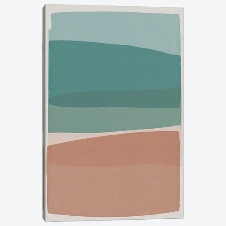 Modern Turquoise And Pink Canvas Print #ORA326} by Orara Studio Canvas Print