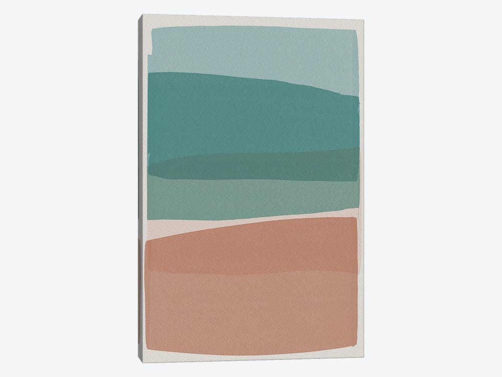 Modern Turquoise And Pink by Orara Studio 1-piece Canvas Artwork