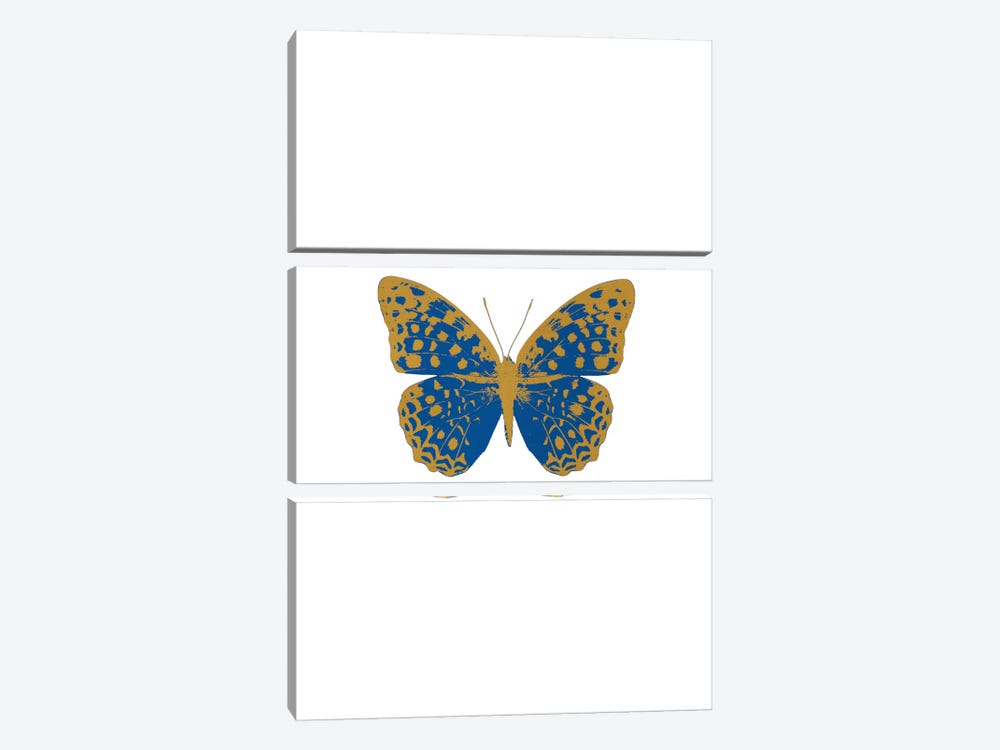 Blue Butterfly by Orara Studio 3-piece Canvas Art