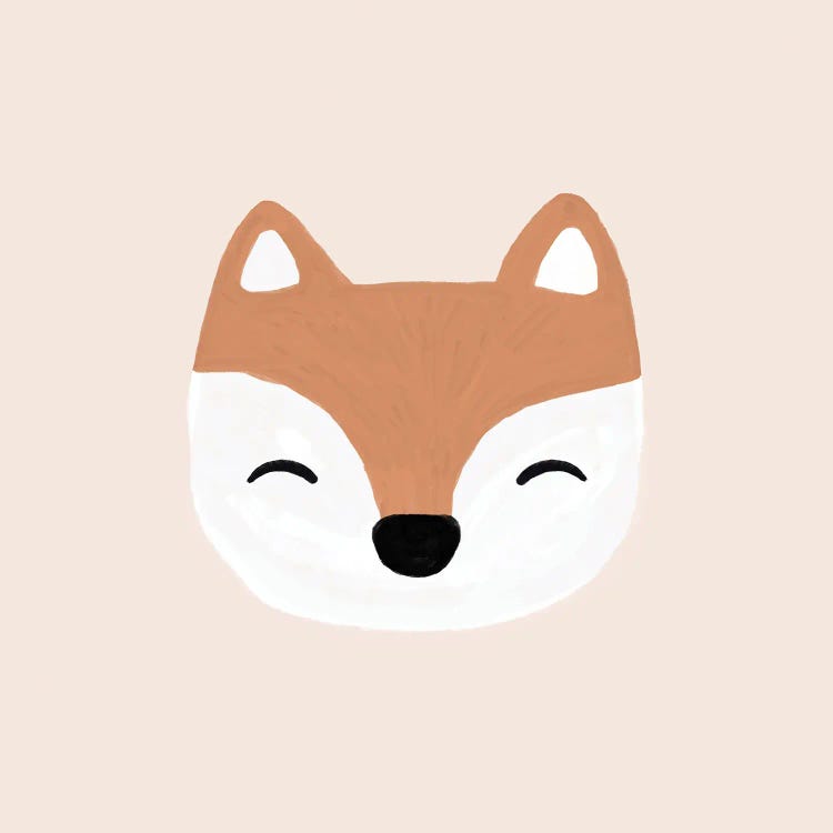 Blush Fox by Orara Studio wall art