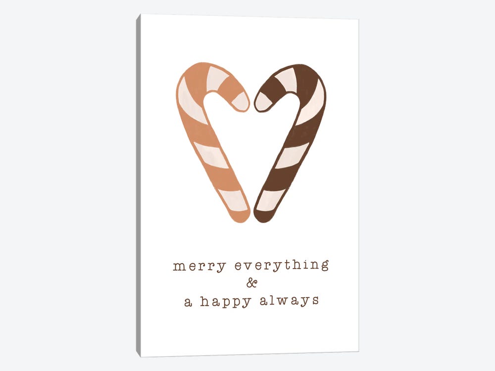 Merry Everything & A Happy Always by Orara Studio 1-piece Art Print