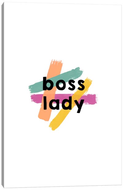 Boss Lady Canvas Art Print - Minimalist Quotes