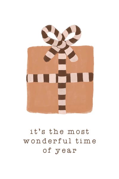 Minimalist Christmas Decor: Most Wonderful Time Of Year by Orara Studio